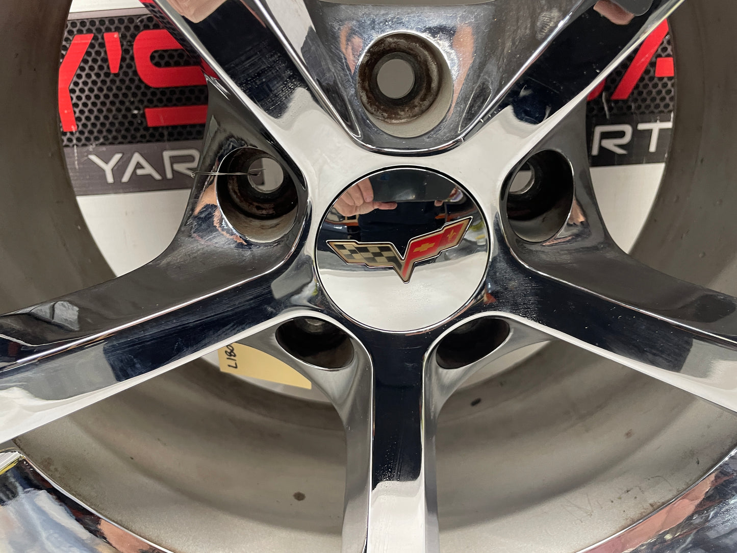 2011 Chevy C6 Corvette Grand Sport Factory OEM Rear Wheel 19X12