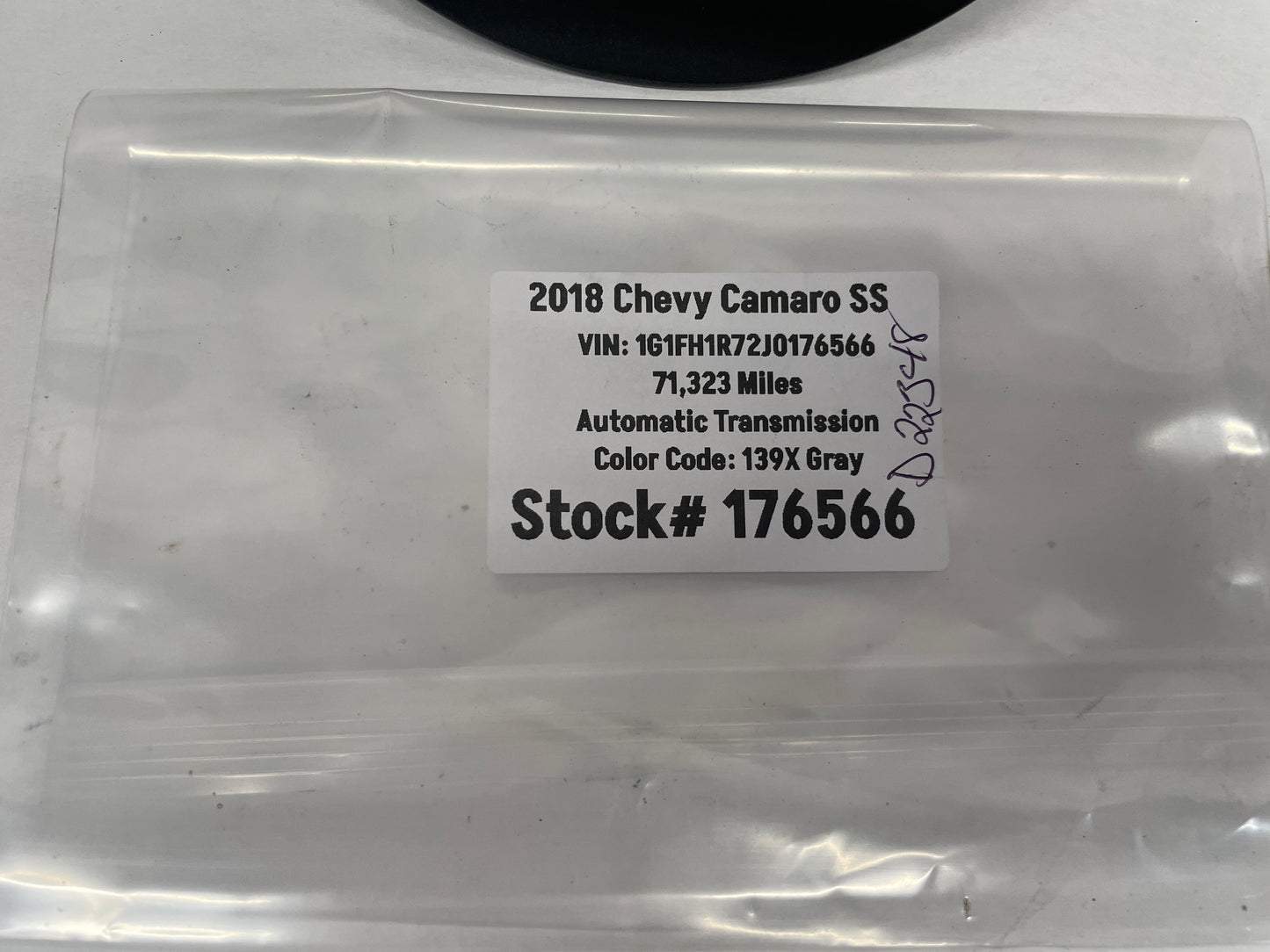 2018 Chevy Camaro SS Fuel Gas Door Cover OEM - Day's Parts Yard