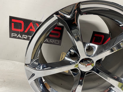 2011 Chevy C6 Corvette Grand Sport Factory OEM Rear Wheel 19X12