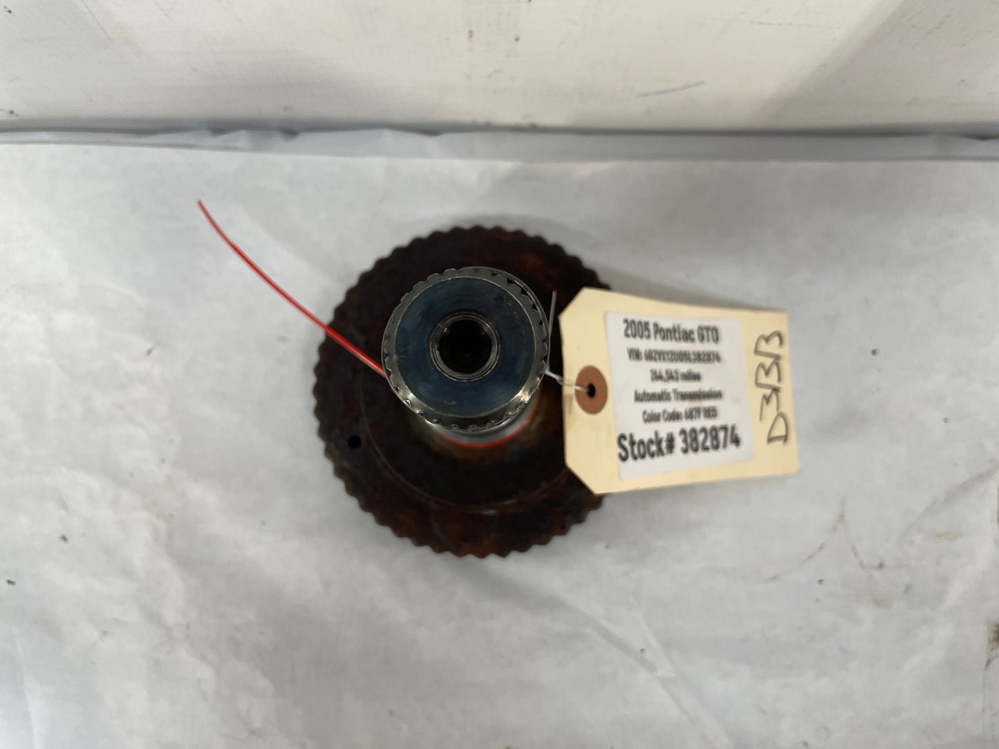 2009 Pontiac G8 RH Passenger Driveshaft Drive Shaft Rear End Shaft OEM - Day's Parts Yard