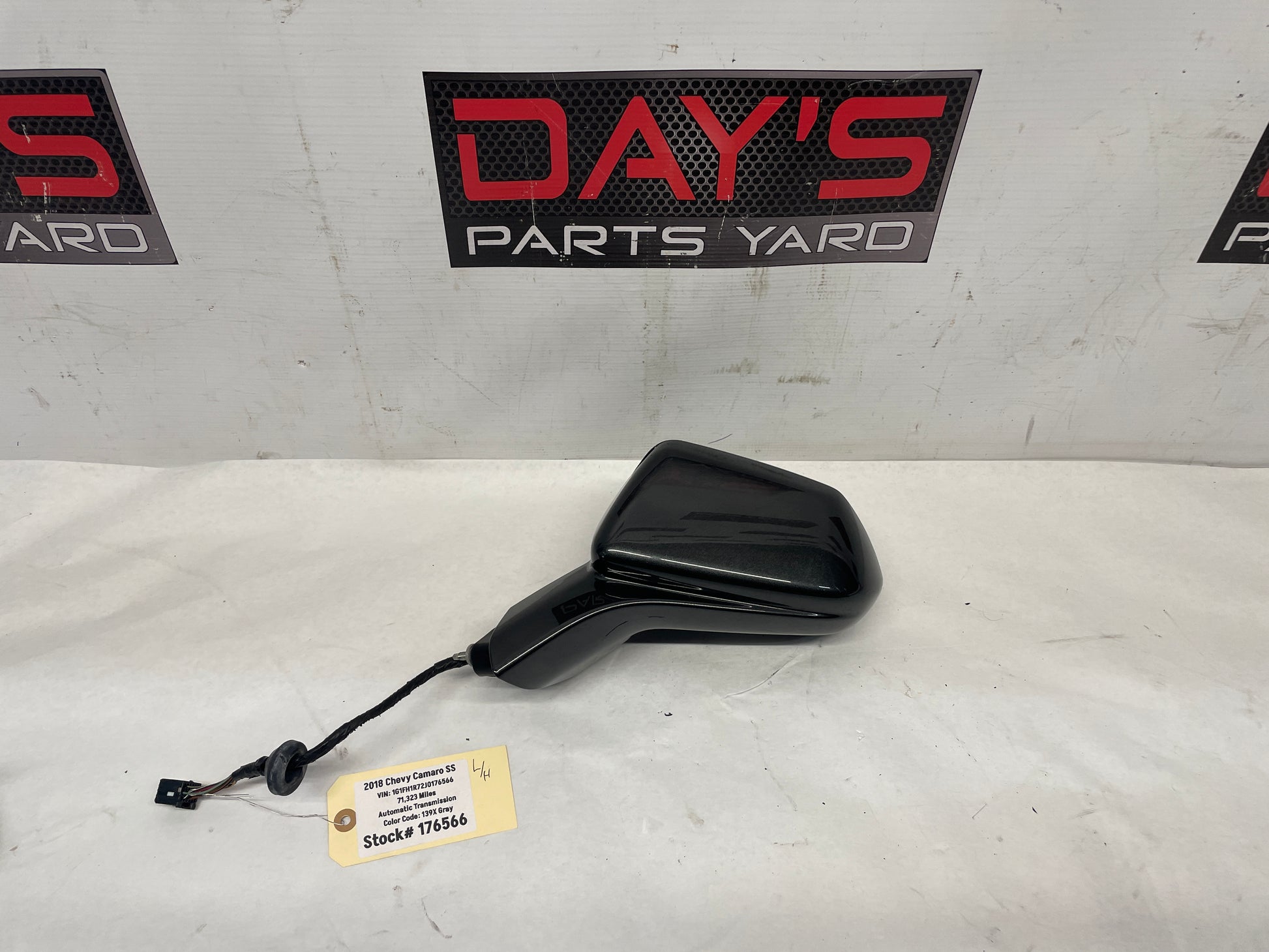 2018 Chevy Camaro SS LH Driver Exterior Mirror OEM - Day's Parts Yard