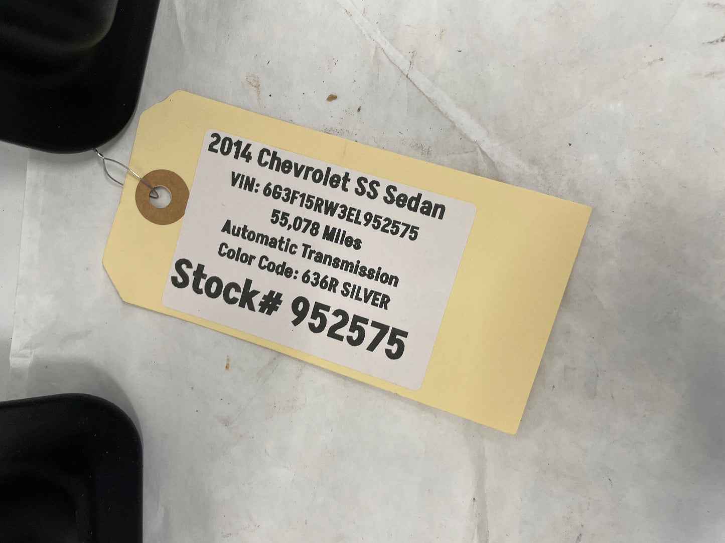 2014 Chevy SS Sedan Seat Plug Connector Wire Covers OEM - Day's Parts Yard