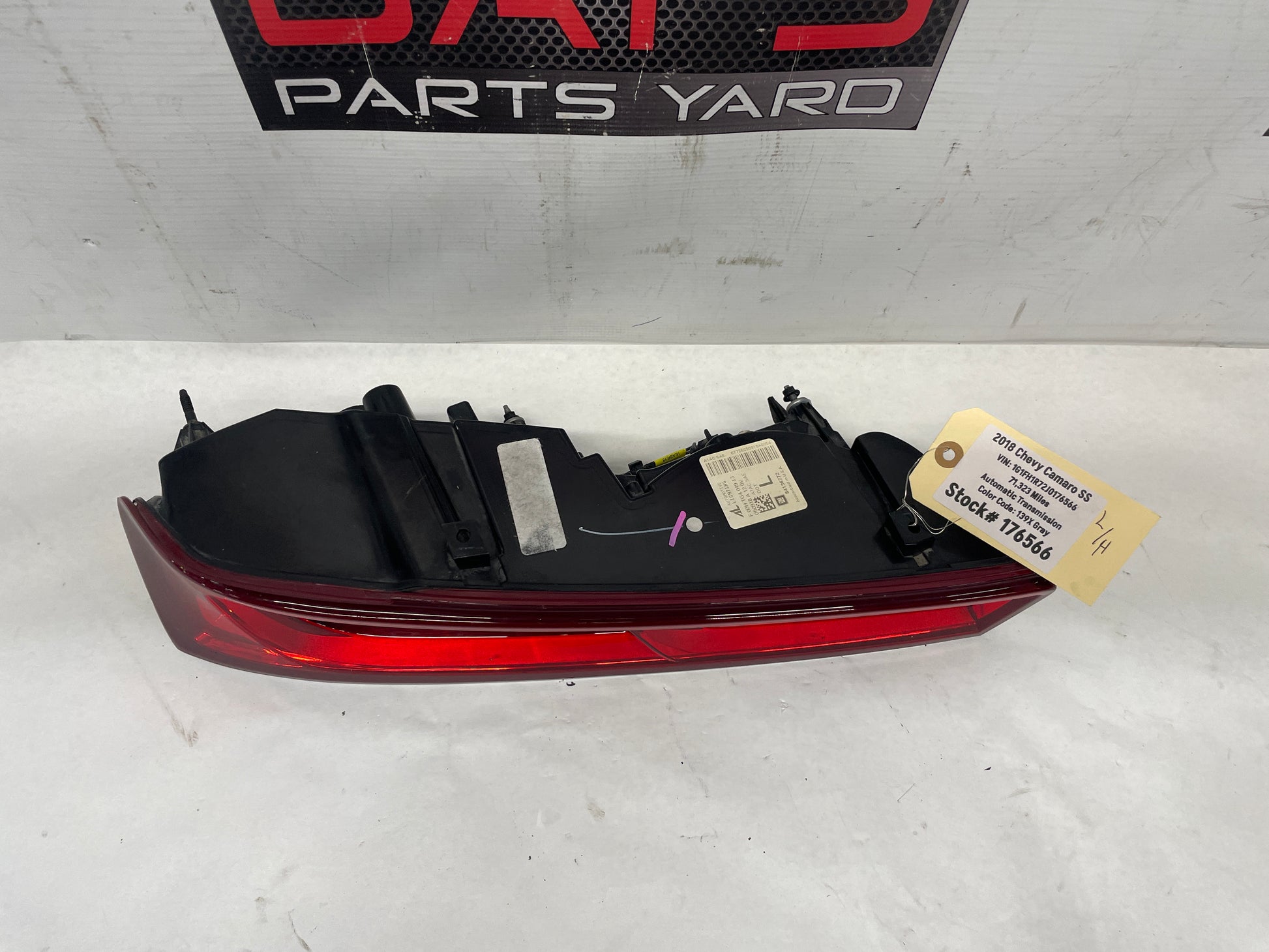 2018 Chevy Camaro SS LH Driver Tail Light Taillight Lamp OEM - Day's Parts Yard