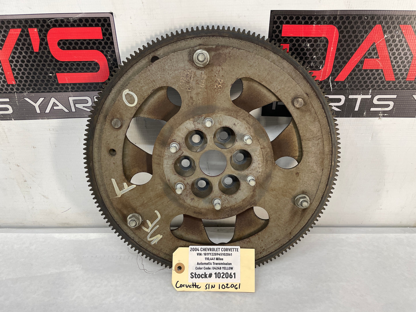 2004 Chevy C5 Corvette Automatic Transmission Flywheel Flex w/ Hub Plate Coupler OEM - Day's Parts Yard