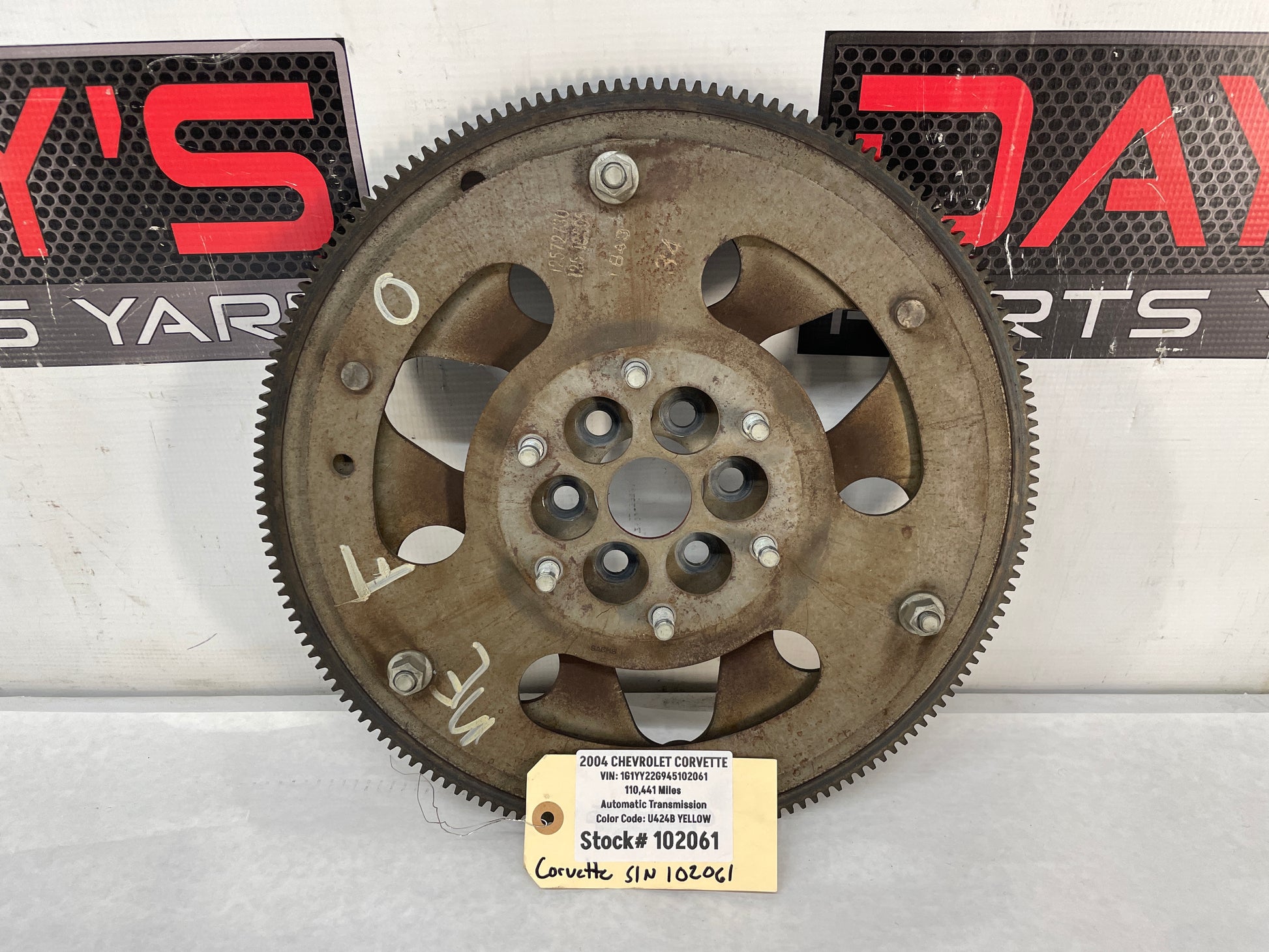 2004 Chevy C5 Corvette Automatic Transmission Flywheel Flex w/ Hub Plate Coupler OEM - Day's Parts Yard