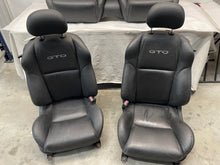 2005 Pontiac GTO Seats Front and Rears Black Leather OEM - Day's Parts Yard