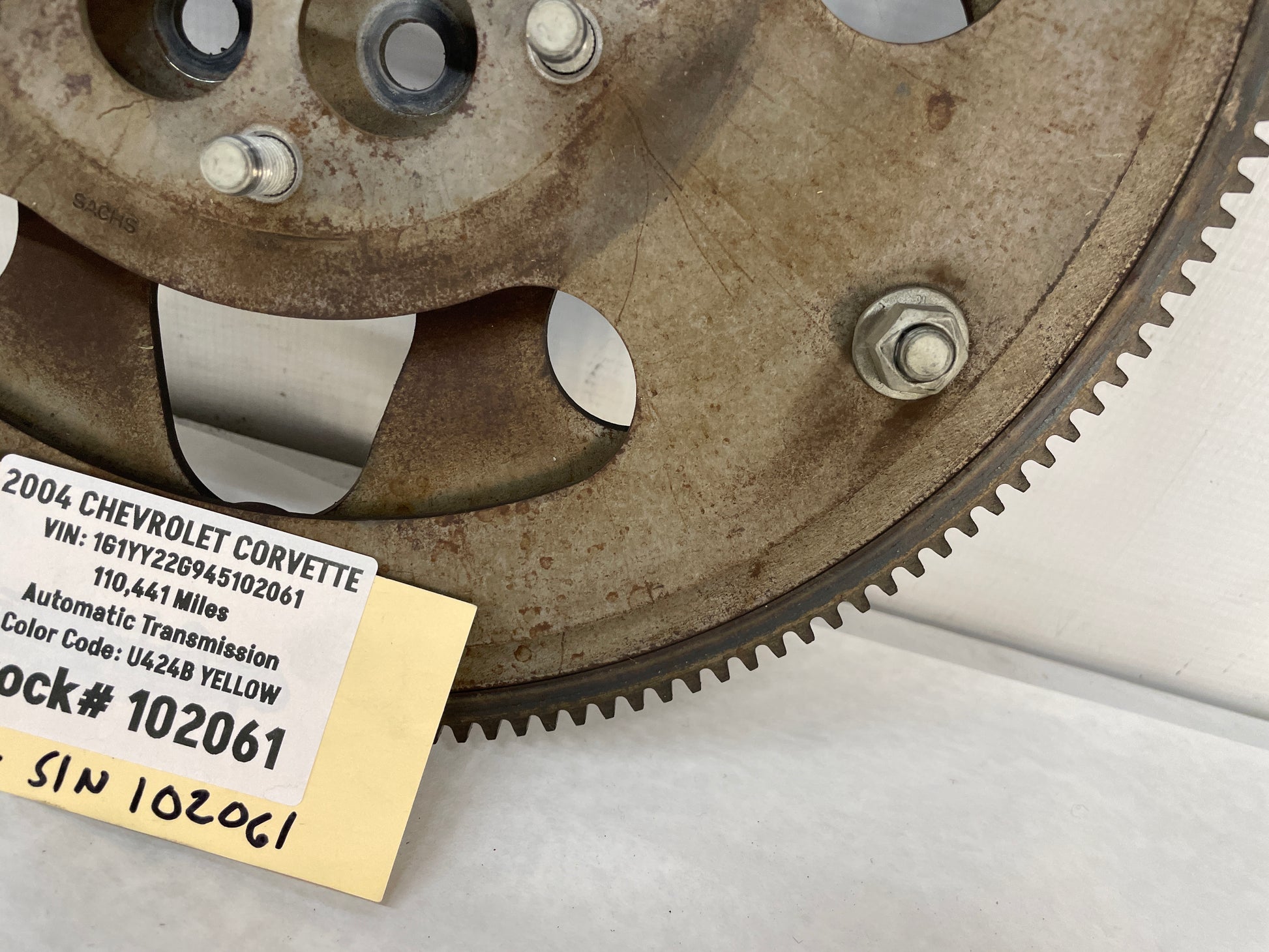 2004 Chevy C5 Corvette Automatic Transmission Flywheel Flex w/ Hub Plate Coupler OEM - Day's Parts Yard