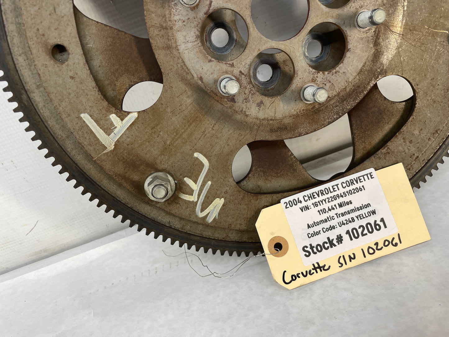 2004 Chevy C5 Corvette Automatic Transmission Flywheel Flex w/ Hub Plate Coupler OEM - Day's Parts Yard
