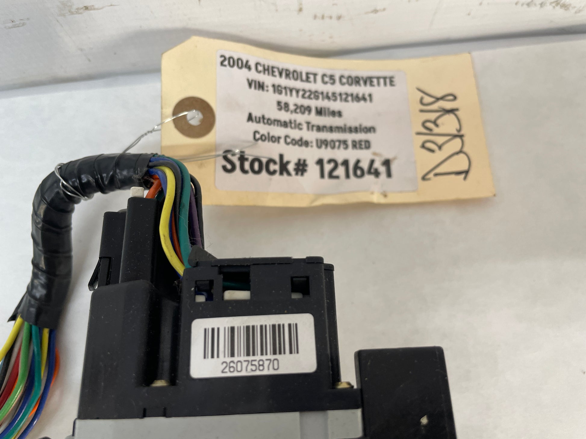 2004 Chevy C5 Corvette Turn Signal Switch Multifunction Column Stalk Assembly - Day's Parts Yard