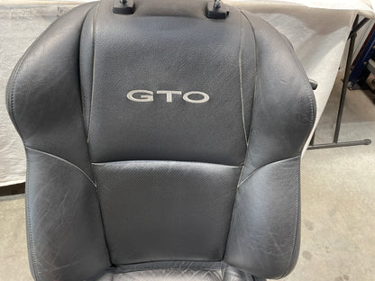 2005 Pontiac GTO Seats Front and Rears Black Leather OEM - Day's Parts Yard