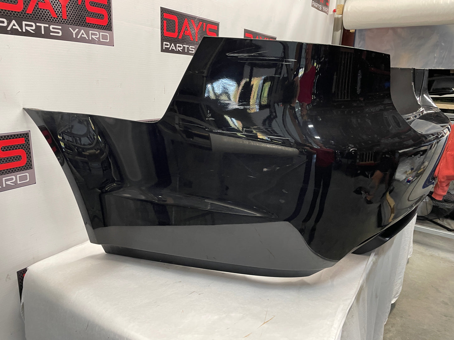 2009 Pontiac G8 Rear Bumper Cover Fascia Black OEM - Day's Parts Yard