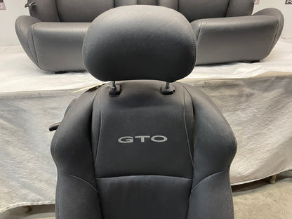 2005 Pontiac GTO Seats Front and Rears Black Leather OEM - Day's Parts Yard