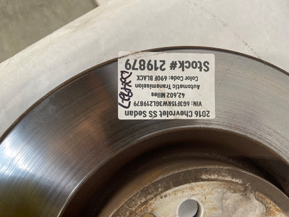 2016 Chevy SS Sedan Front Brake Rotors OEM - Day's Parts Yard