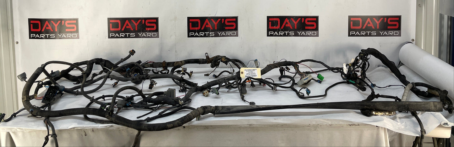 2004 Chevy C5 Corvette Engine Motor Automatic Transmission Wire Wiring Harness DAMAGE - Day's Parts Yard