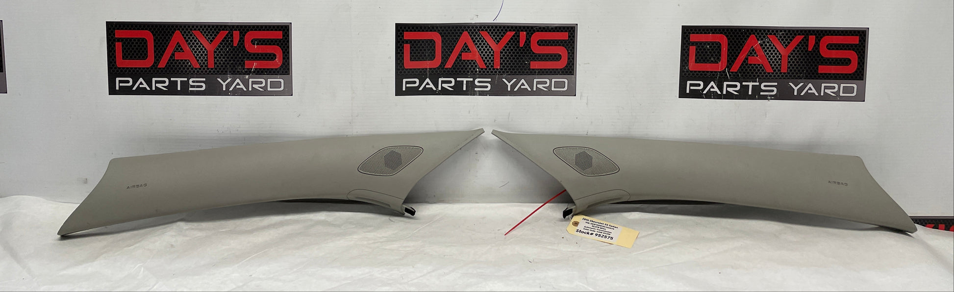 2014 Chevy SS Sedan RH & LH Interior A Pillar Trim Panel Moldings OEM - Day's Parts Yard