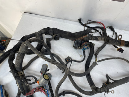 2004 Chevy C5 Corvette Engine Motor Automatic Transmission Wire Wiring Harness DAMAGE - Day's Parts Yard