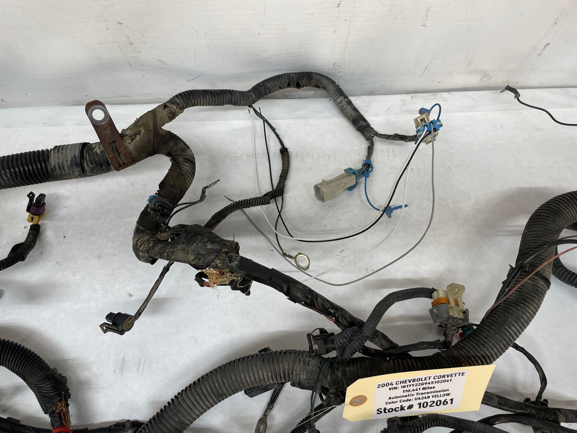 2004 Chevy C5 Corvette Engine Motor Automatic Transmission Wire Wiring Harness DAMAGE - Day's Parts Yard