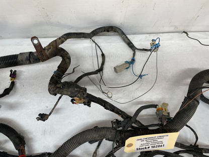 2004 Chevy C5 Corvette Engine Motor Automatic Transmission Wire Wiring Harness DAMAGE - Day's Parts Yard