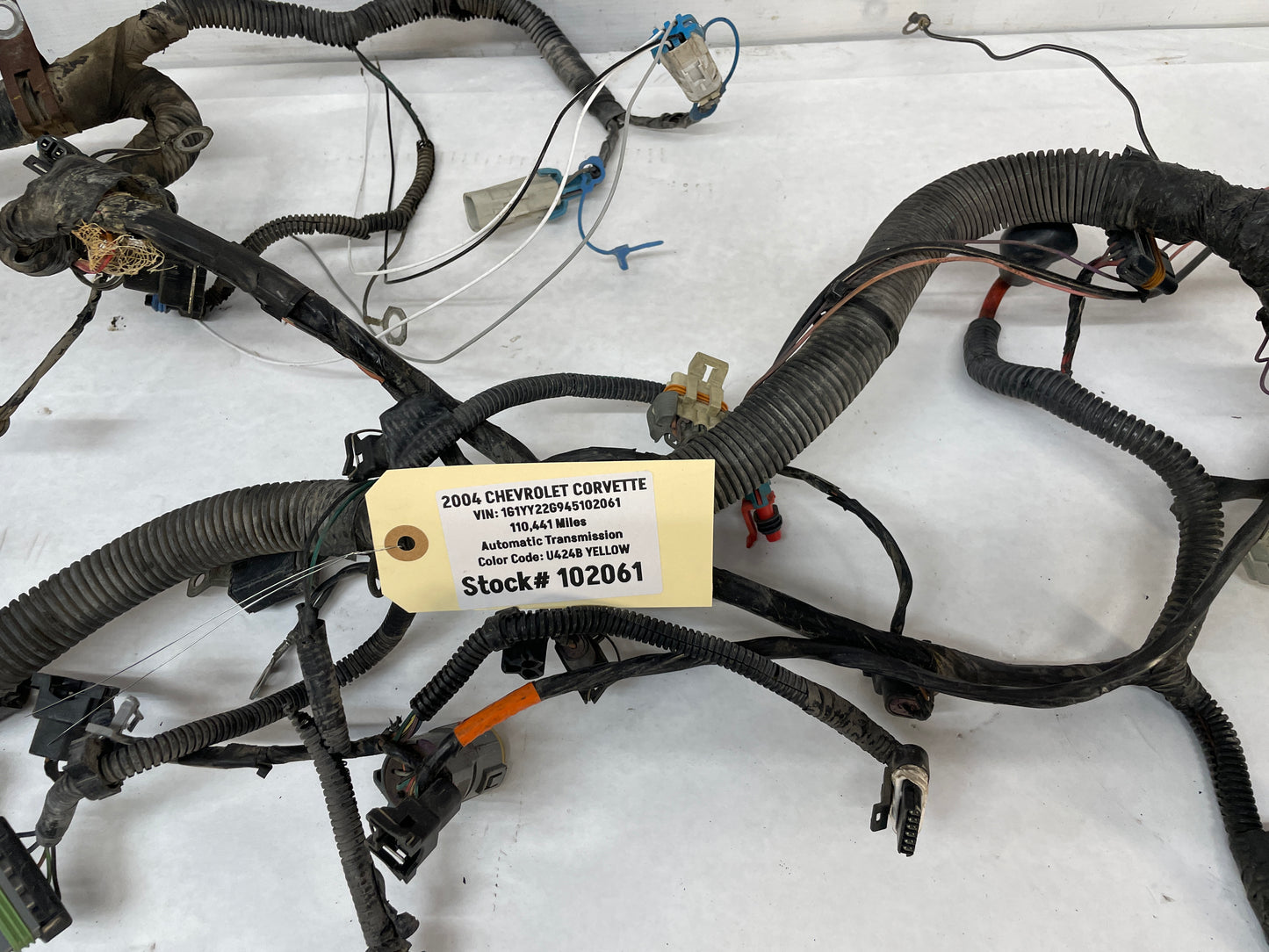 2004 Chevy C5 Corvette Engine Motor Automatic Transmission Wire Wiring Harness DAMAGE - Day's Parts Yard