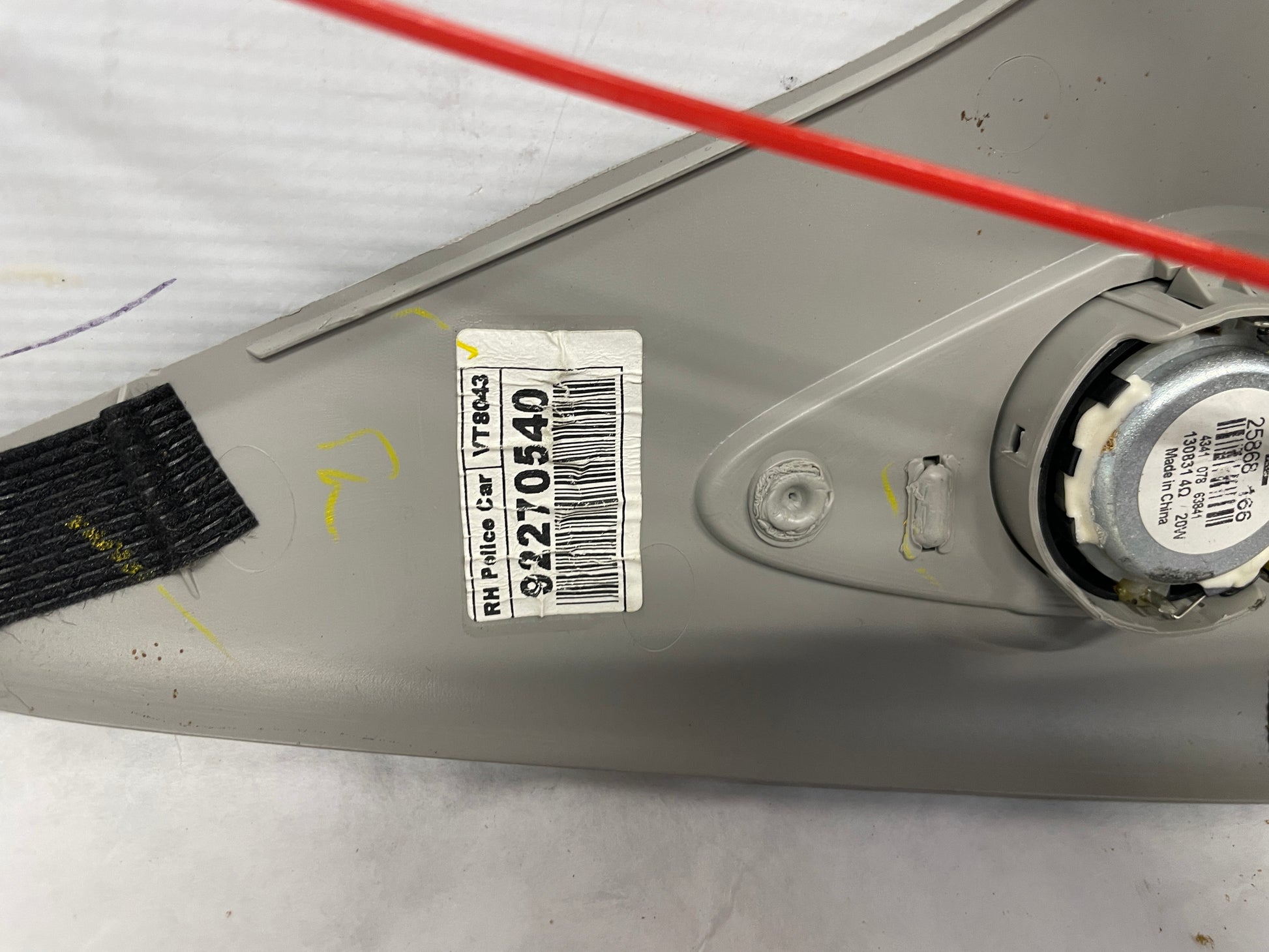 2014 Chevy SS Sedan RH & LH Interior A Pillar Trim Panel Moldings OEM - Day's Parts Yard