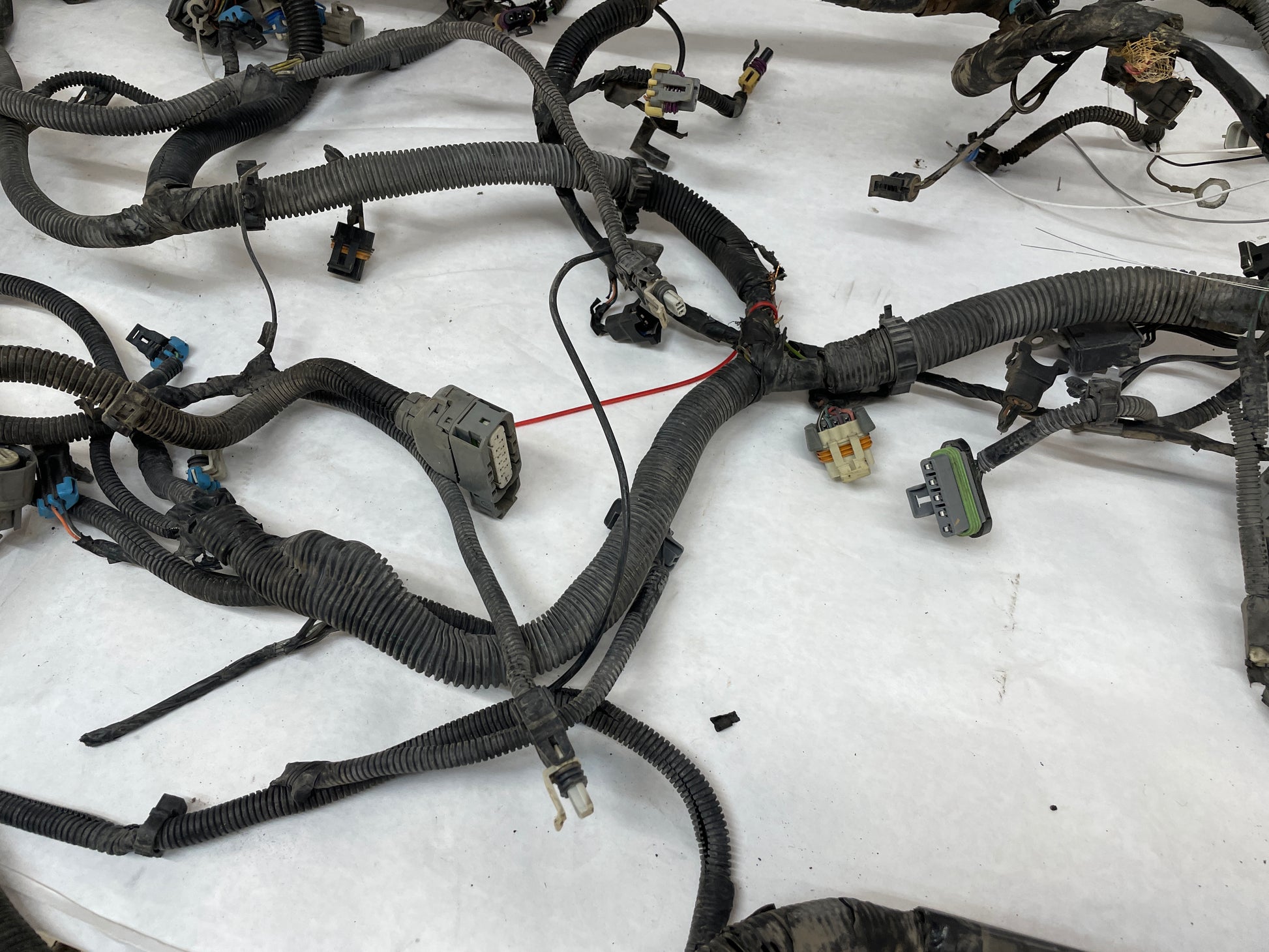 2004 Chevy C5 Corvette Engine Motor Automatic Transmission Wire Wiring Harness DAMAGE - Day's Parts Yard