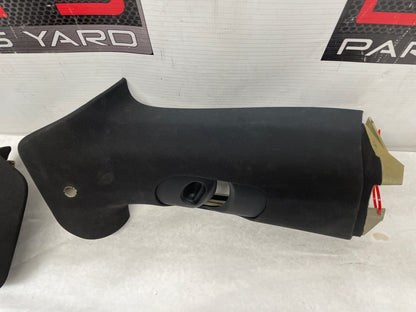 2006 Pontiac GTO RH & LH Interior Upper B Pillar Seat Belt Trim Panel Moldings OEM