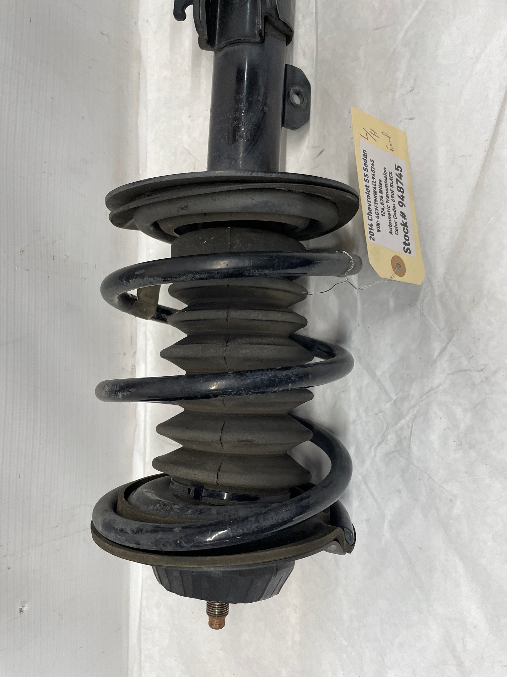 2014 Chevy SS Sedan LH Driver Front Suspension Strut Assembly OEM - Day's Parts Yard