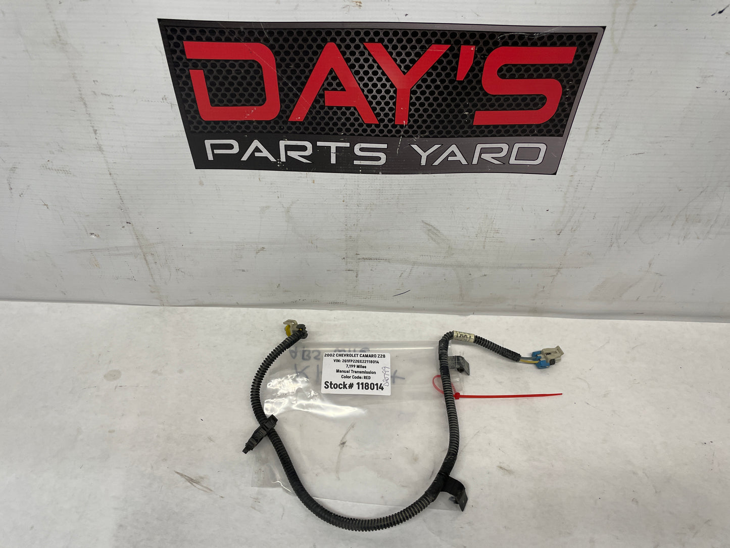 2002 Chevy Camaro Z28 RH Passenger Front ABS Speed Sensor Wire OEM - Day's Parts Yard
