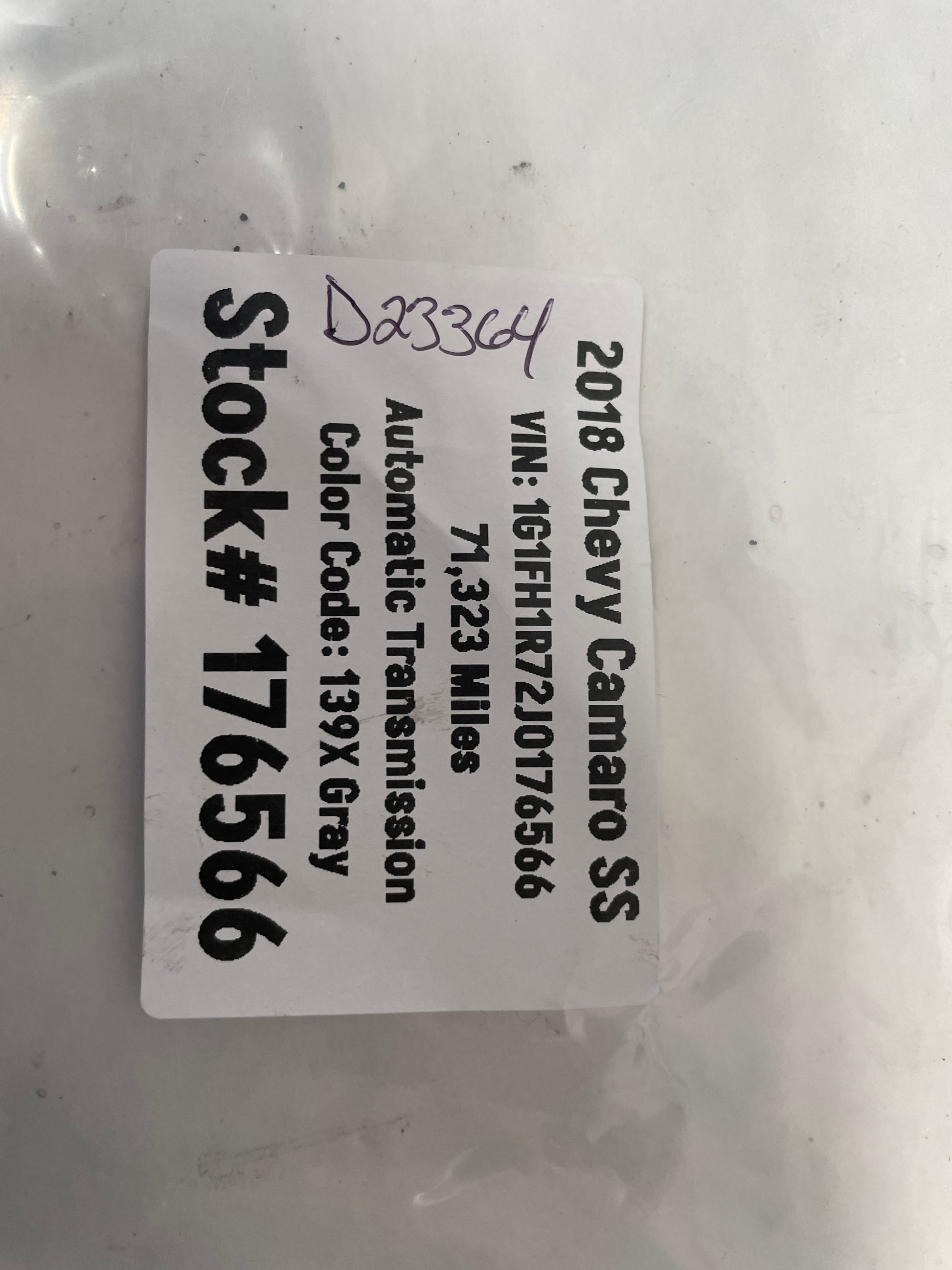 2018 Chevy Camaro SS Keyless Entry Control Module OEM - Day's Parts Yard
