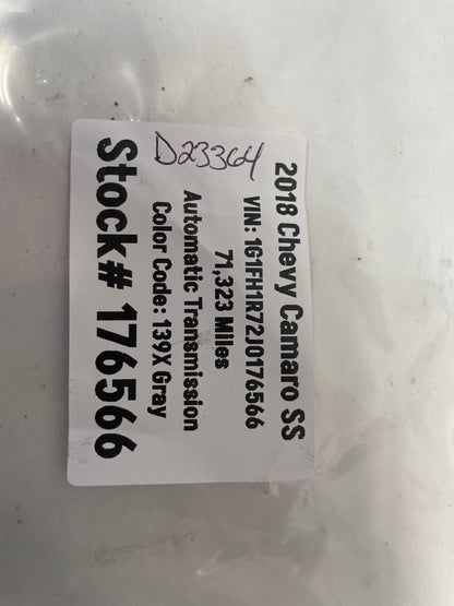 2018 Chevy Camaro SS Keyless Entry Control Module OEM - Day's Parts Yard