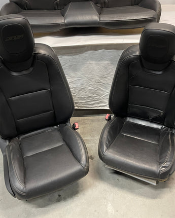 2014 Chevy Camaro SS 1LE Front and Rear Seats Black Leather OEM