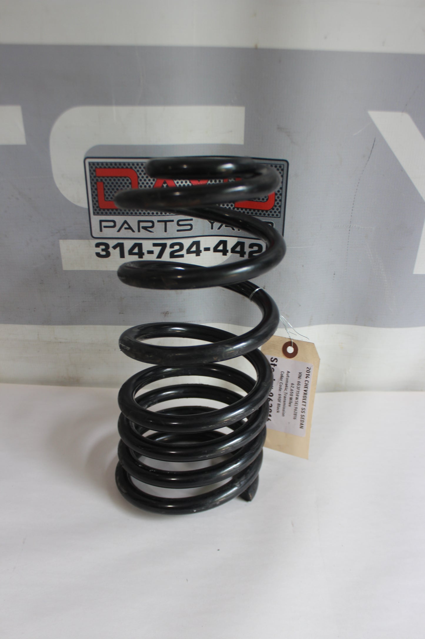 2014 Chevy SS Sedan Front RH Passenger Coil Spring Eibach