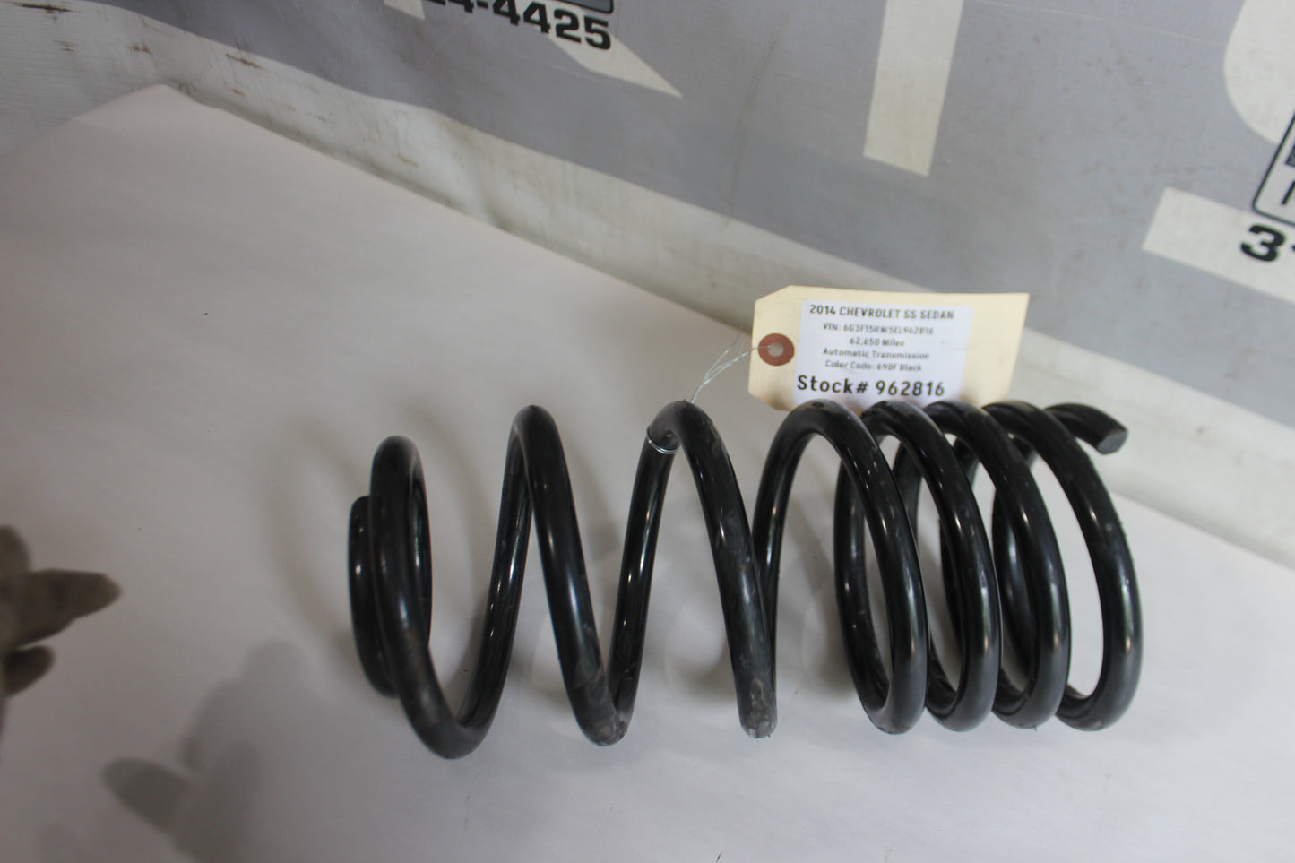 2014 Chevy SS Sedan Front RH Passenger Coil Spring Eibach