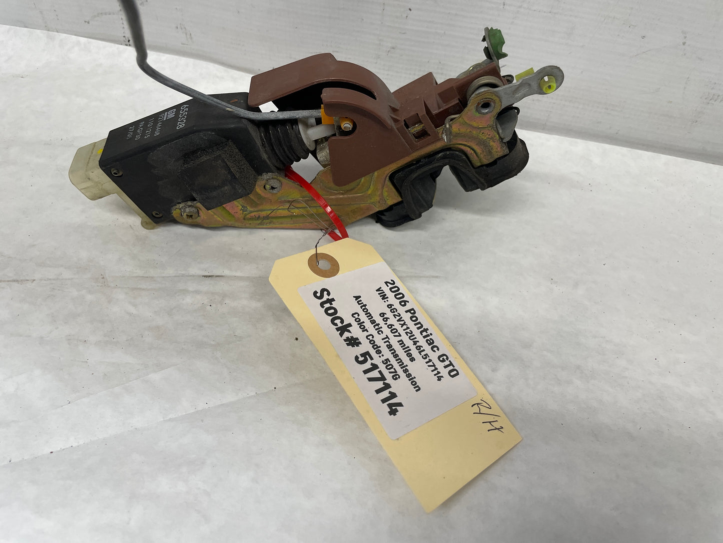 2006 Pontiac GTO RH Passenger Door Lock Actuator Assembly OEM