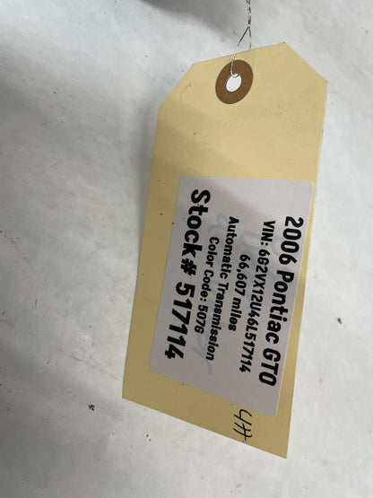 2006 Pontiac GTO LH Driver Door Lock Actuator Assembly OEM