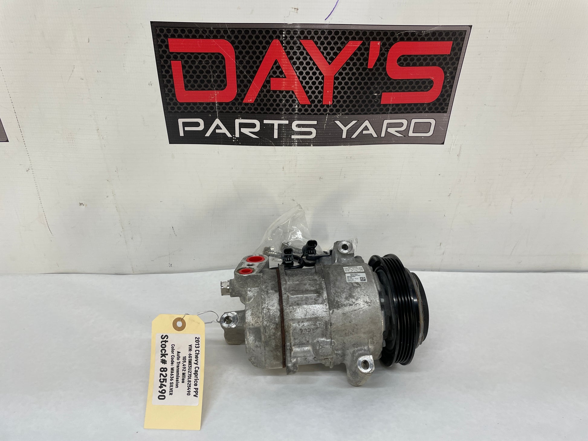 2013 Chevy Caprice PPV AC A/C Air Conditioner Compressor OEM - Day's Parts Yard