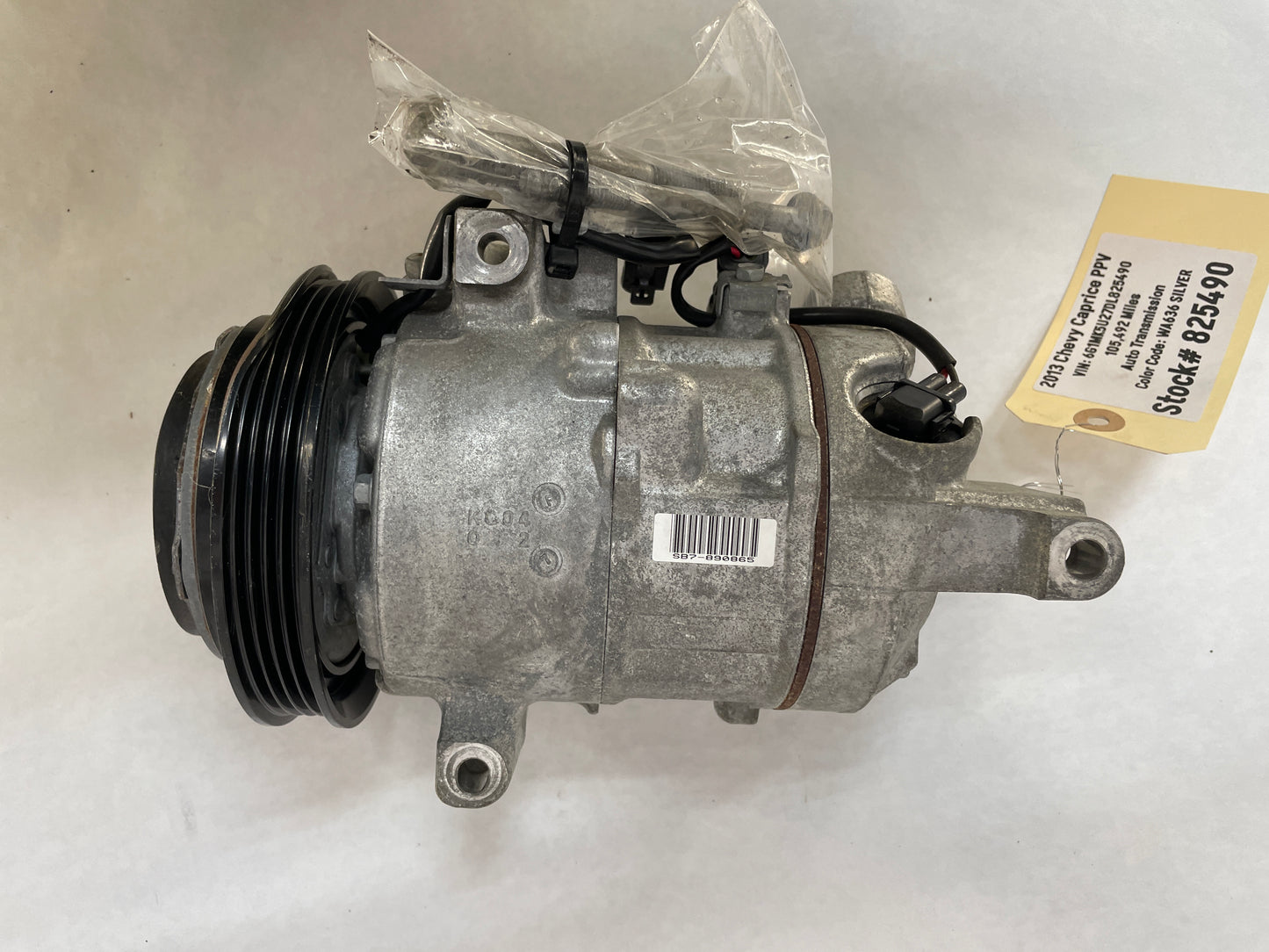 2013 Chevy Caprice PPV AC A/C Air Conditioner Compressor OEM - Day's Parts Yard