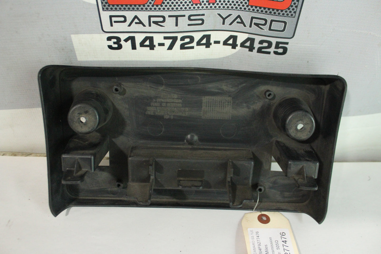 2015 Chevy Camaro SS 1LE License Plate Bracket OEM