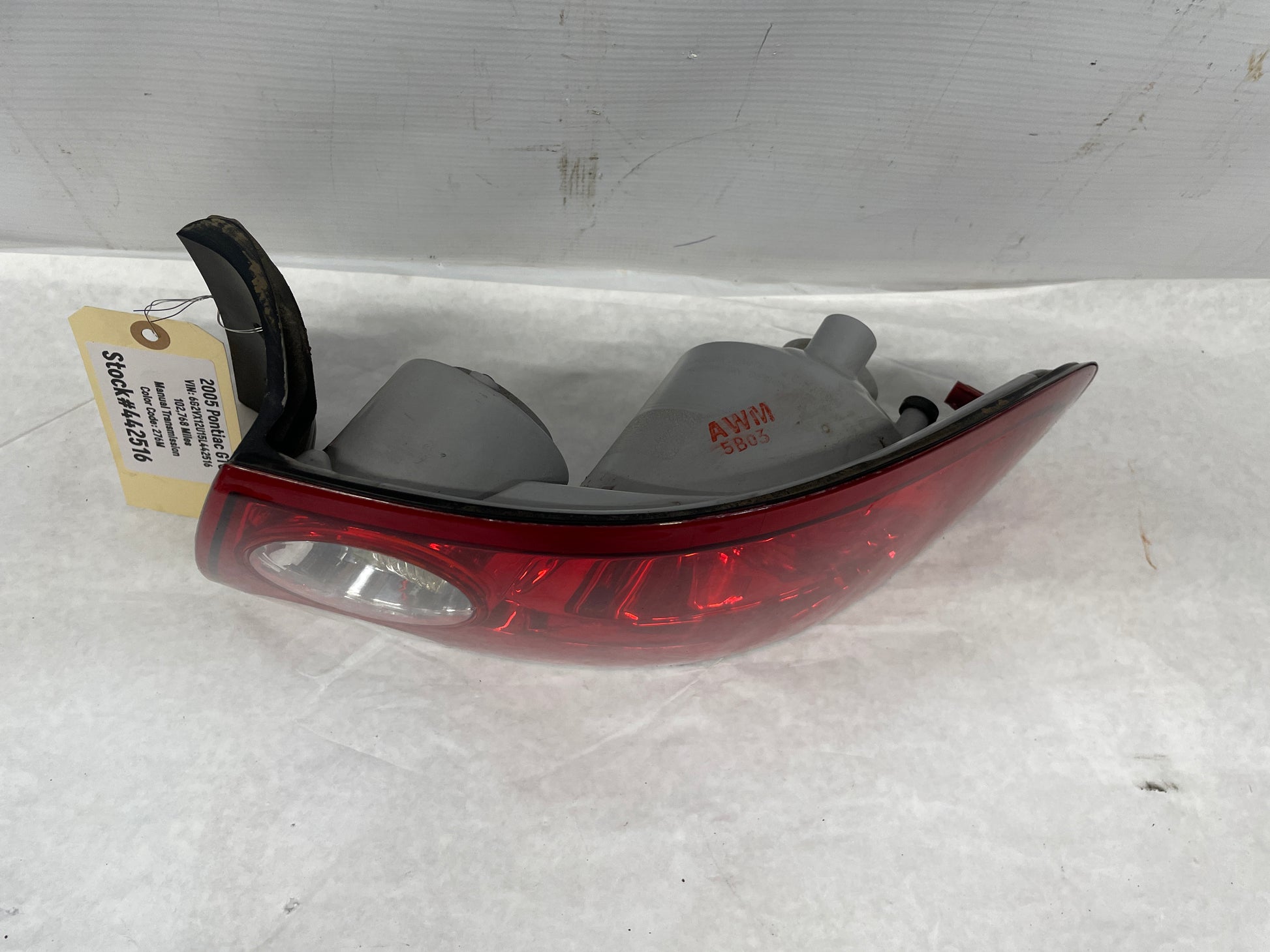 2005 Pontiac GTO RH Passenger Tail Light Taillight Lamp OEM - Day's Parts Yard
