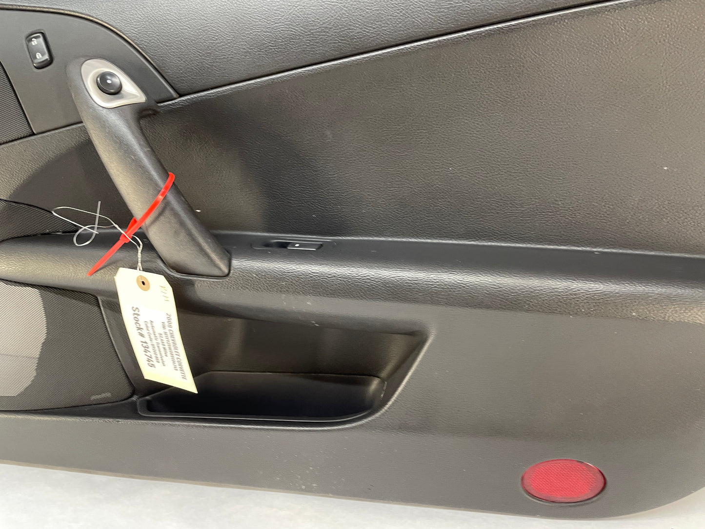 2008 Chevy C6 Corvette RH Passenger Interior Door Panel Trim OEM