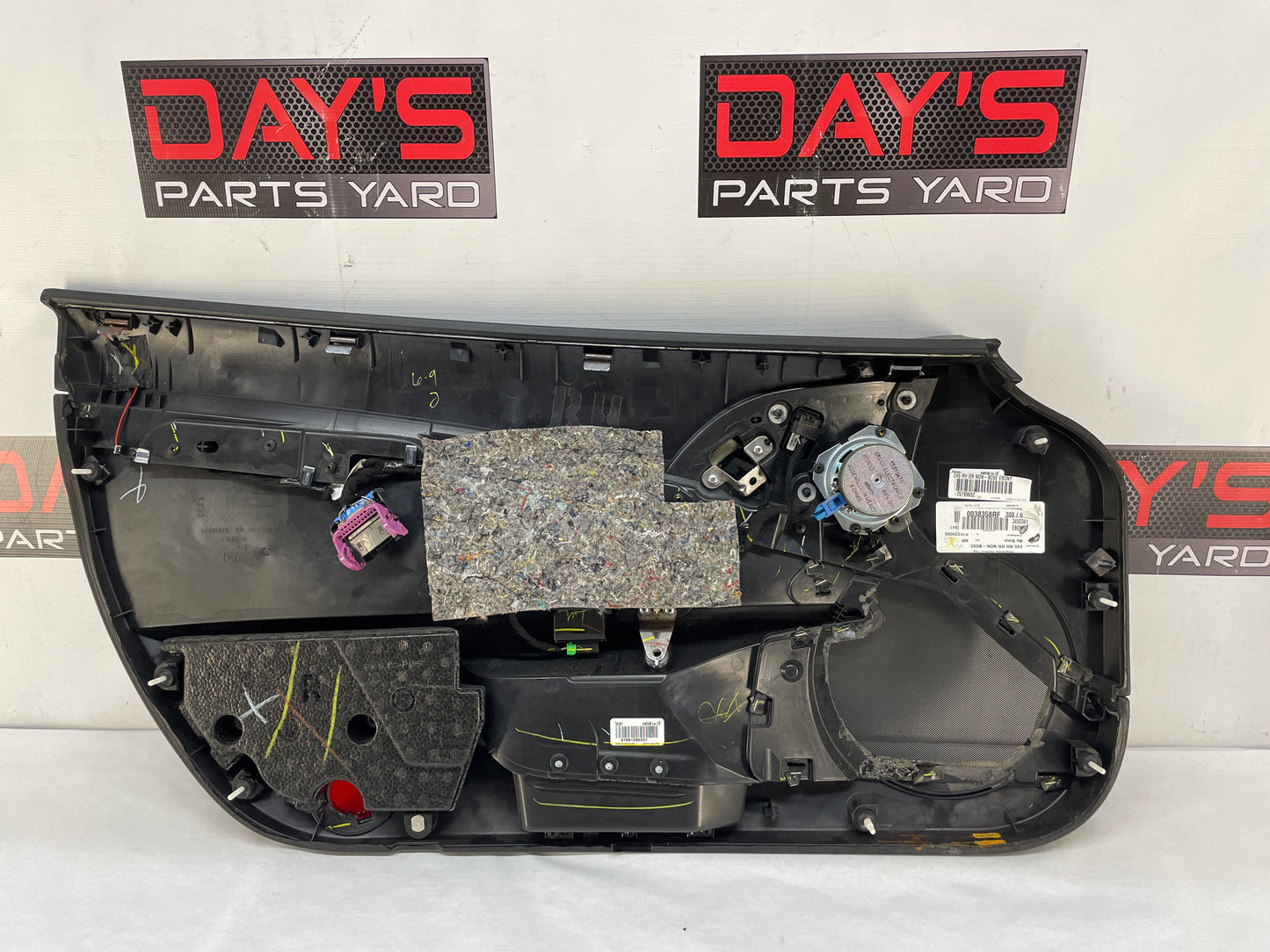 2008 Chevy C6 Corvette RH Passenger Interior Door Panel Trim OEM