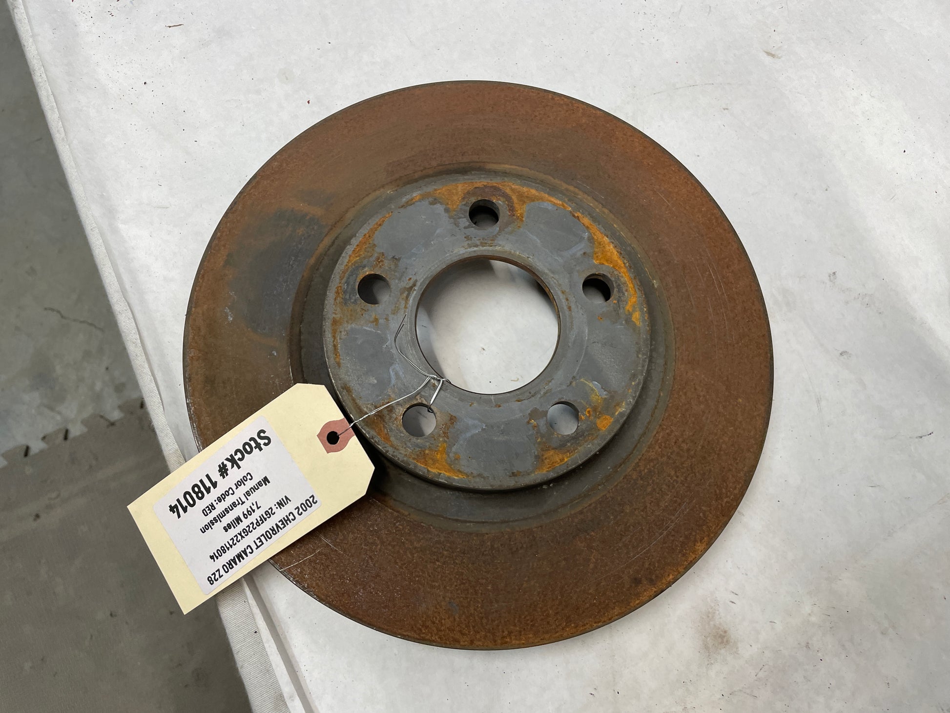 2002 Chevy Camaro Z28 Front Brake Calipers & Rotors OEM - Day's Parts Yard