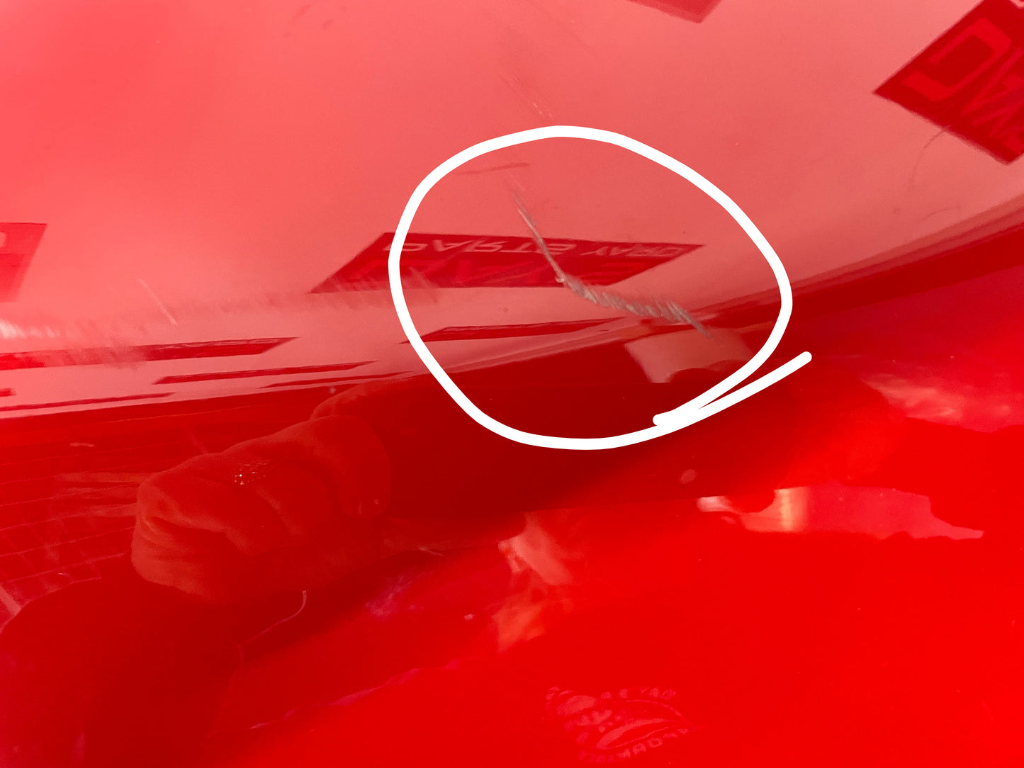 2008 Chevy C6 Corvette RH Passenger Front Fender Red OEM