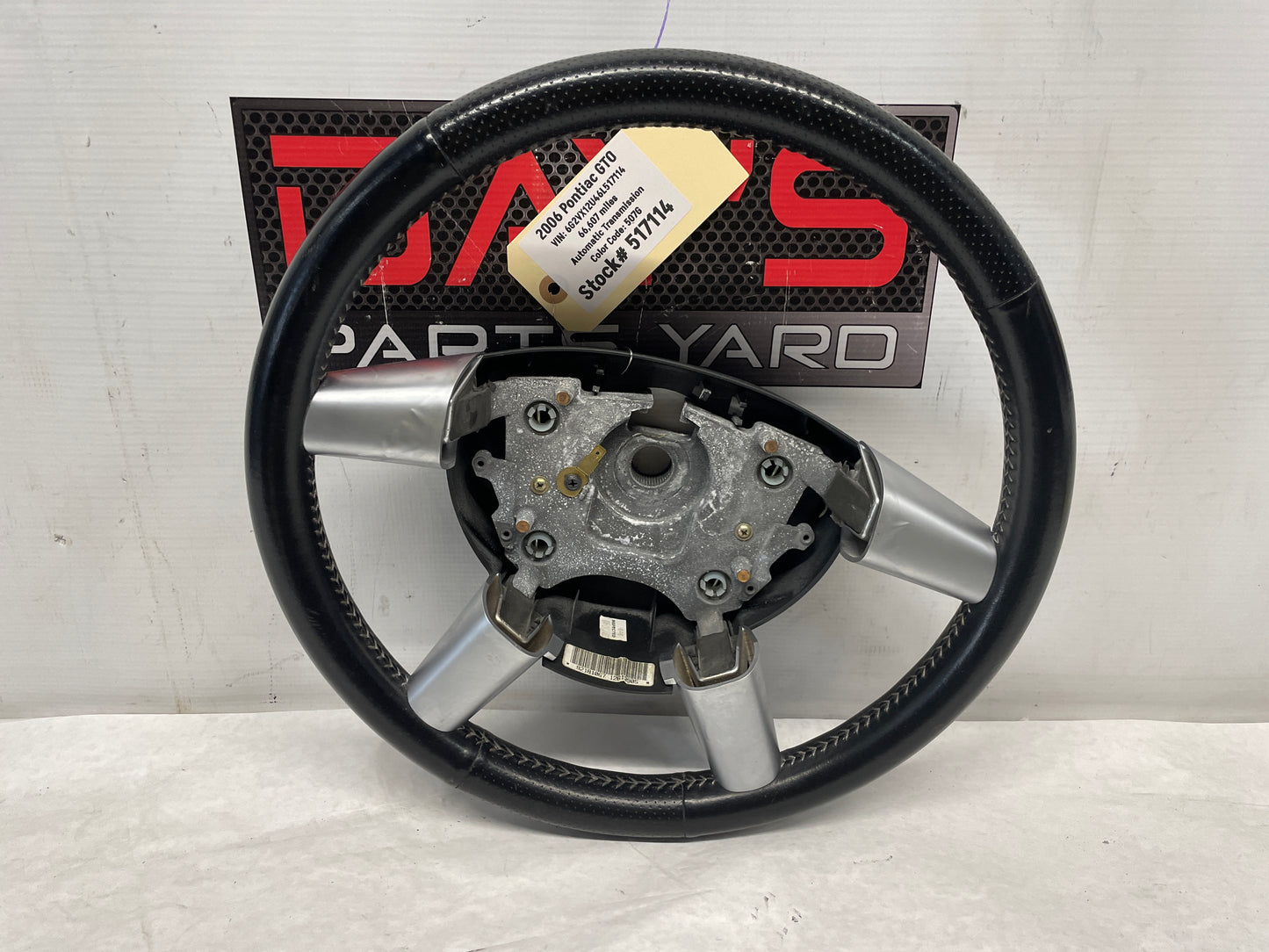 2006 Pontiac GTO Steering Wheel OEM