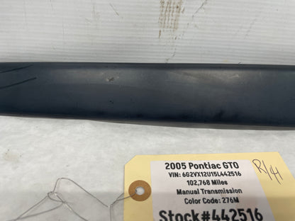 RH Passenger Exterior B Pillar Window Trim Cover Applique Molding OEM - Day's Parts Yard