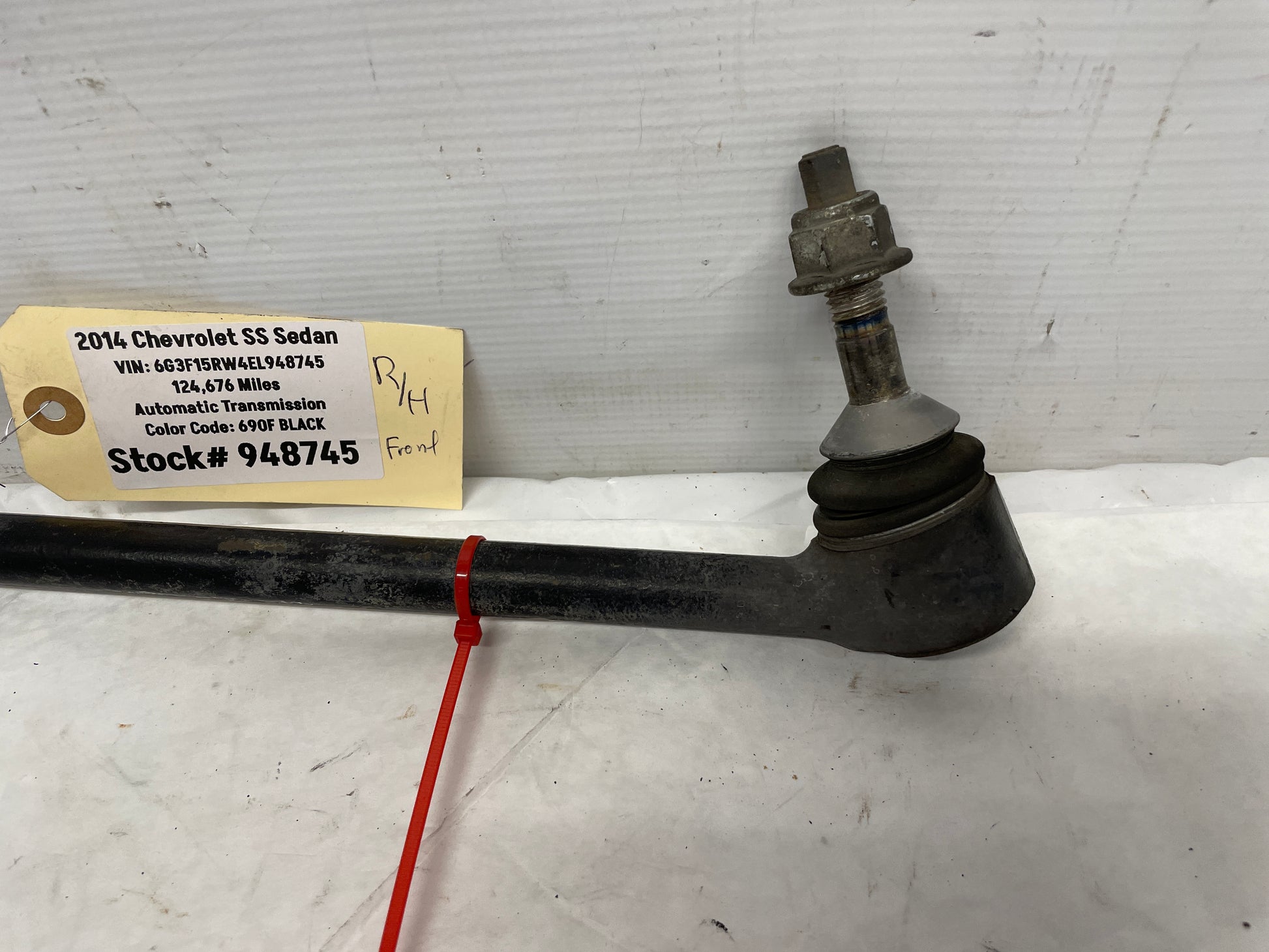2014 Chevy SS Sedan RH Passenger Front Suspension Rear Lower Control Arm OEM - Day's Parts Yard