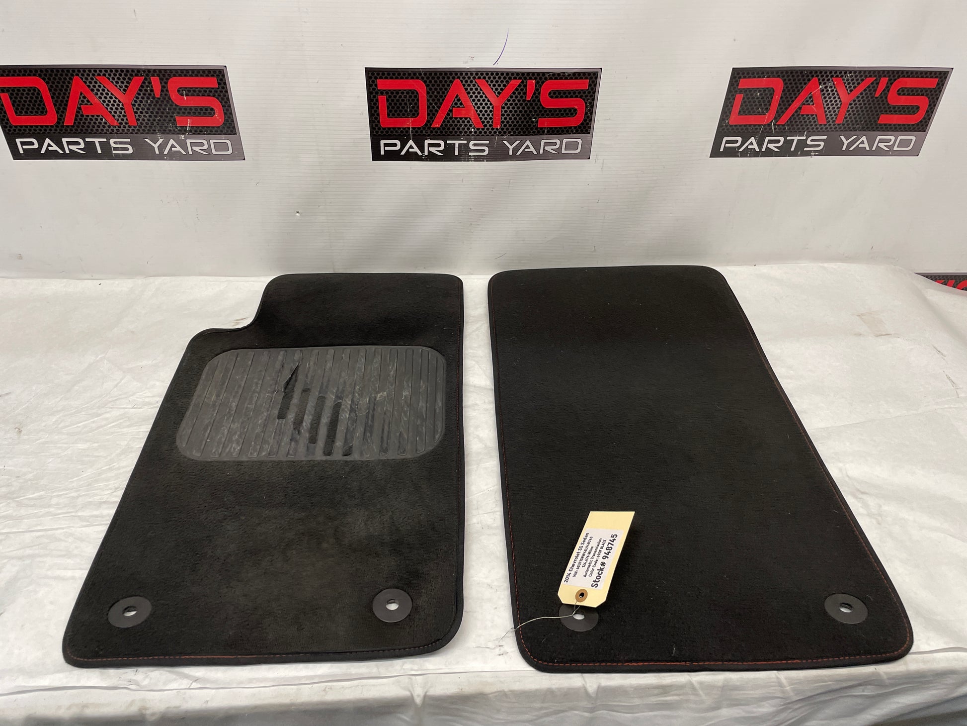 2014 Chevy SS Sedan RH & LH Front Floor Mats OEM - Day's Parts Yard
