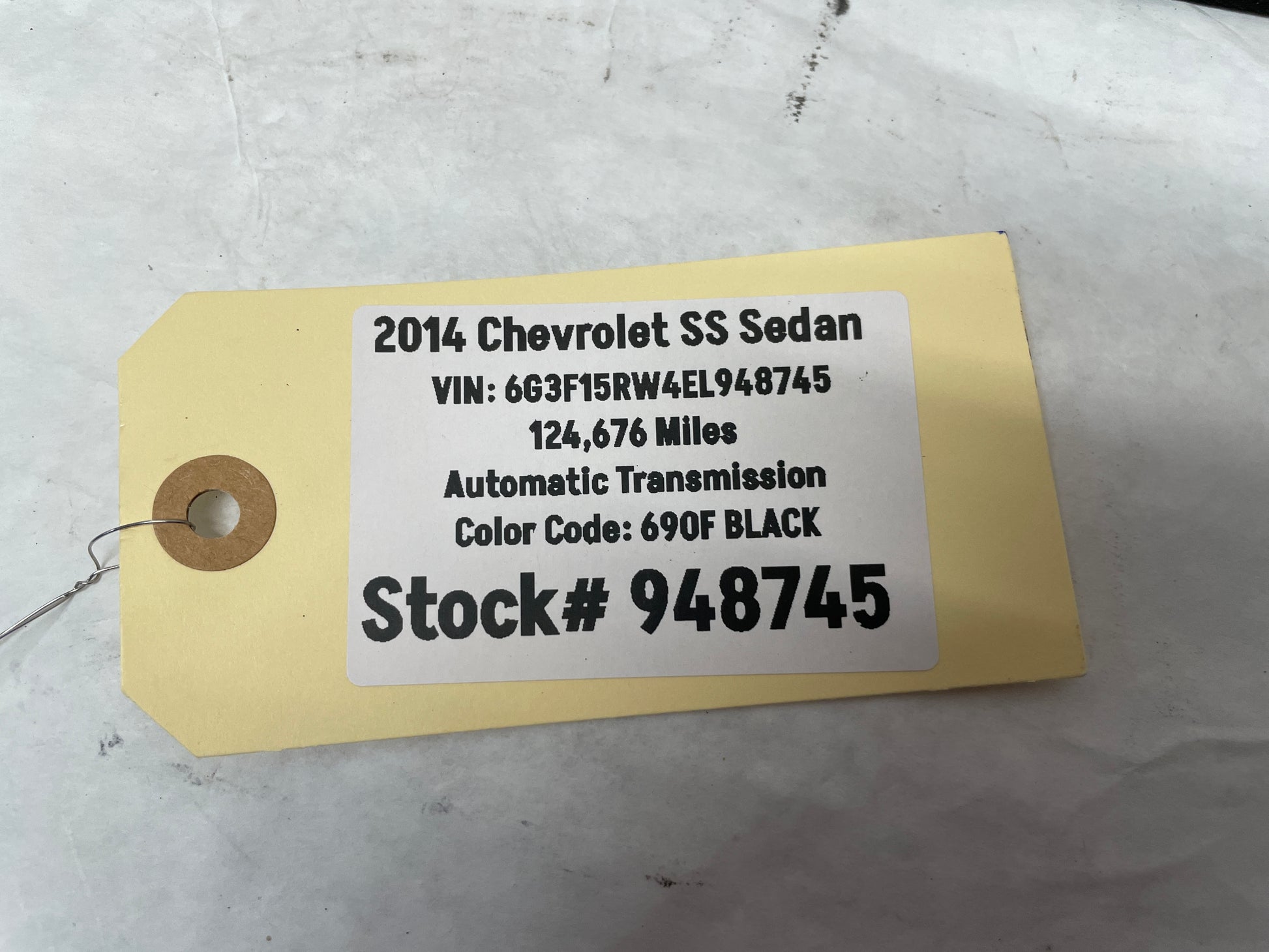 2014 Chevy SS Sedan RH Passenger Rear Floor Mats Set OEM - Day's Parts Yard