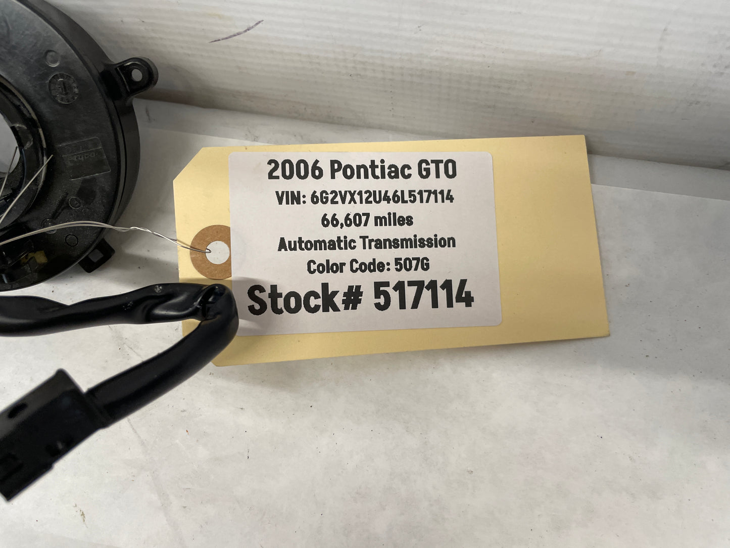 2006 Pontiac GTO Steering Wheel Clock Spring Coil OEM