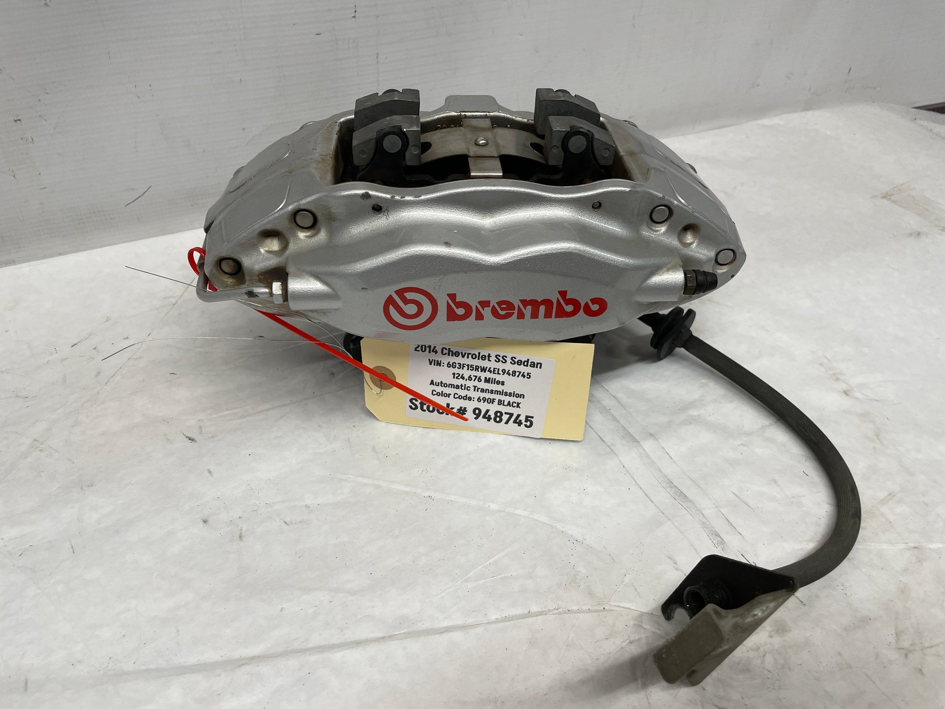 2014 Chevy SS Sedan RH & LH Front Brembo Calipers OEM - Day's Parts Yard